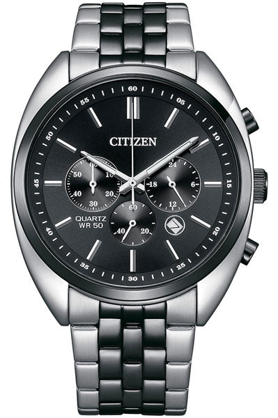 Citizen Analog Black & Stainless Steel Men's Watch AN8218 54E