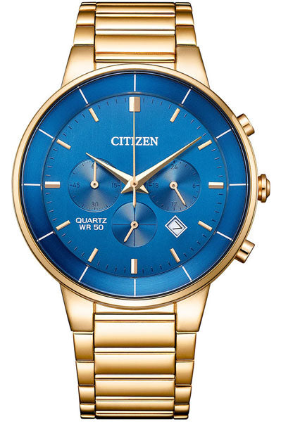 Citizen Quartz Gents Watch Blue Dial AN8223 54L