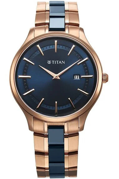 Analog Blue & Stainless Steel Men' 90142KD03