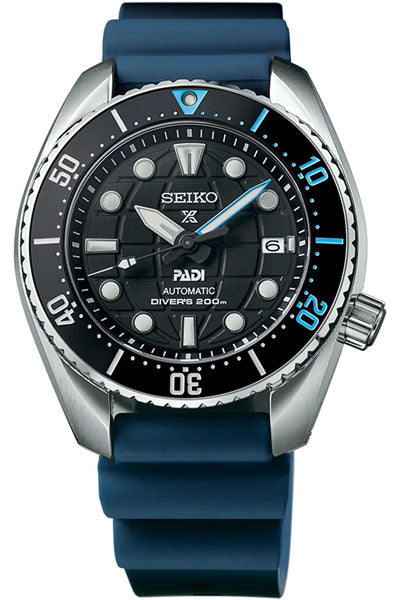 Seiko Analog Blue & Silicone Men's Watch SPB325J1