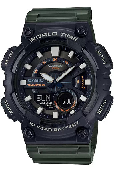 Green Analog-Digital - Men's Watch AD223