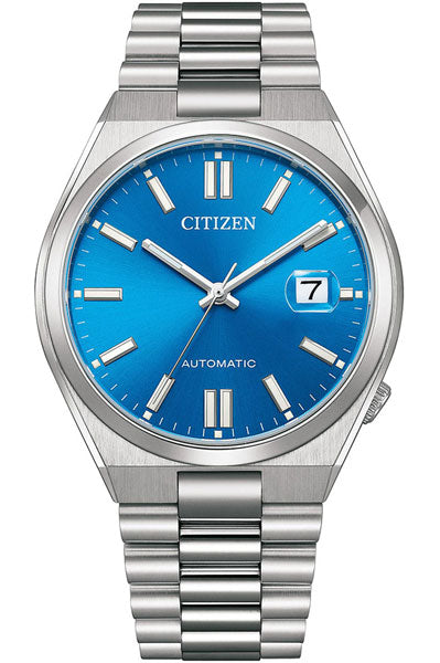 Citizen Analog Blue & Stainless Steel Men's Watch NJ0158 89L
