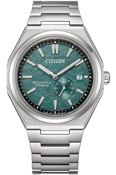 Citizen Analog Green & Titanium Men' nj0180-80x