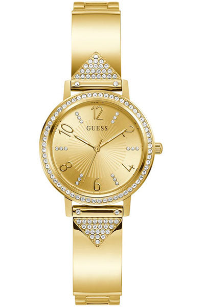 Guess  Champagne & Stainless Steel Women's Watch GW0474L2