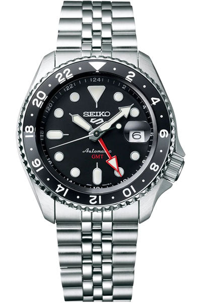 Seiko Analog Black & Metal band Men's Watch SSK001K1