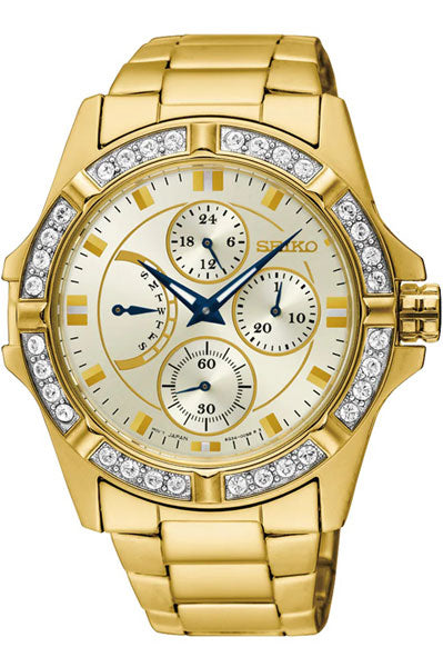 Seiko Analog White & Metal band Men's Watch SRLZ86P1