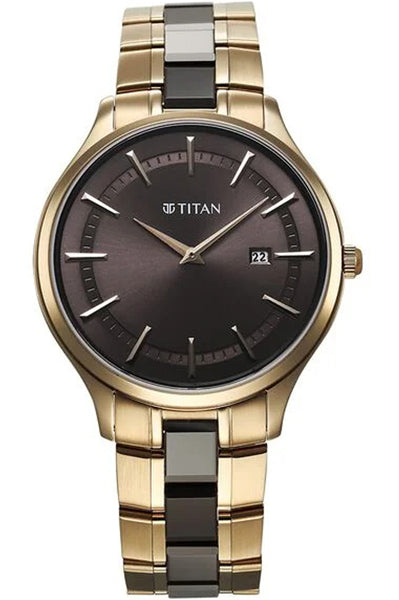 Analog Grey & Stainless Steel Men' 90142KD02