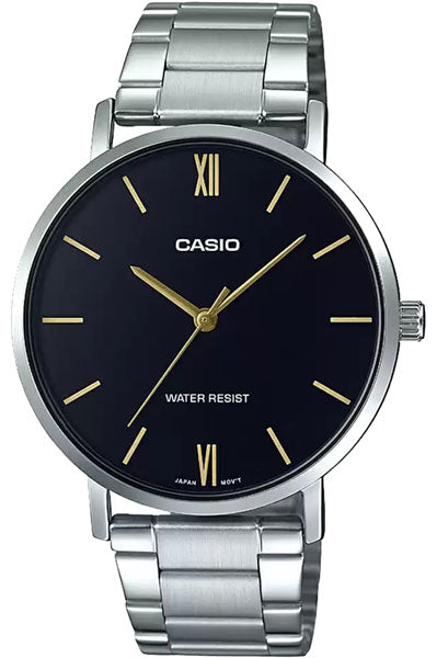 Casio Analog Black & Stainless Steel Men's Watch A1612