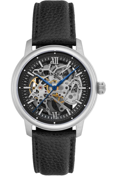 Earnshaw  Black & Leather Men's Watch ES 8290 01
