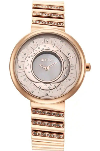 Analog Rose Gold &  Women's Watch 95160WM01