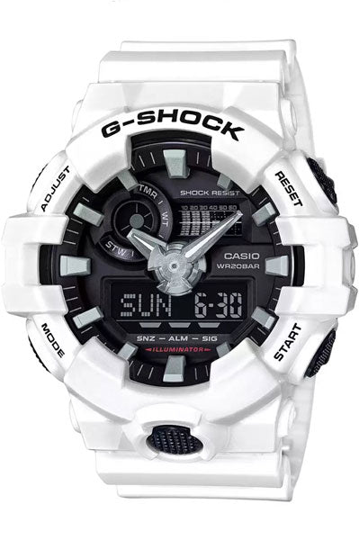 Casio Analog-Digital Black & Resin Men's Watch G742