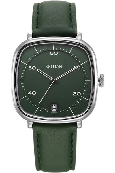 Analog Green & Stainless Steel Men' 1885SL04