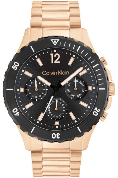 CALVIN KLEIN MENS QUARTZ STAINLESS STEEL WATCH 25200315