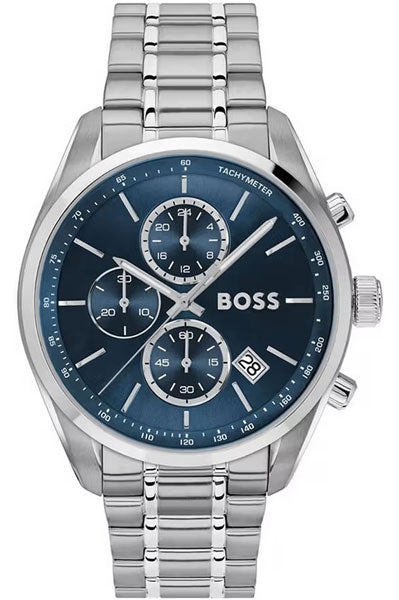 Chronograph Blue & Stainless Steel Men's Watch 1514226
