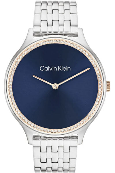 Quartz Female Analog Blue Stainless Steel Watch 25100001