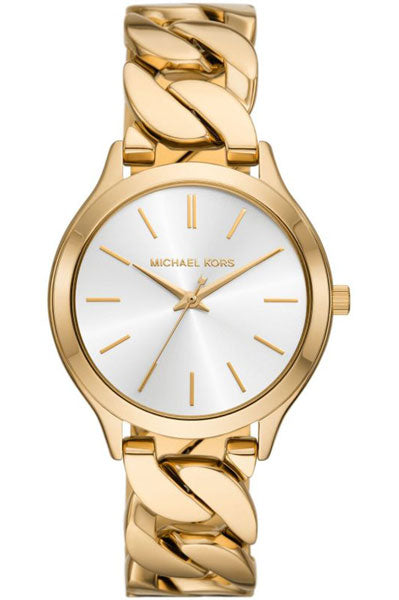 MICHAEL KORS  White & Metal band Women's Watch MK7472
