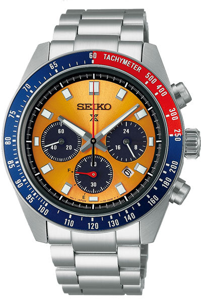 Seiko Chronograph Yellow & Stainless Steel Men's Watch ssc947p1