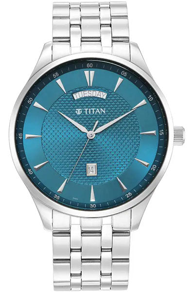 Analog Blue &  Men's Watch 90127SM01