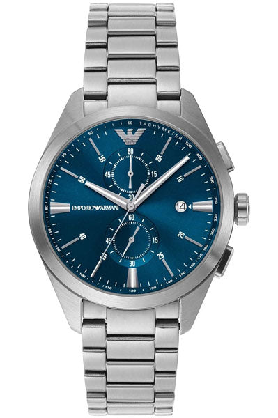 Emporio Armani  Blue & Stainless Steel Men's Watch AR11541