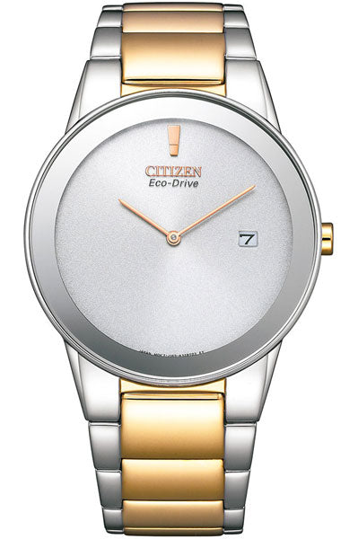 Citizen Analog white & Stainless Steel Men's Watch AU1064 85A