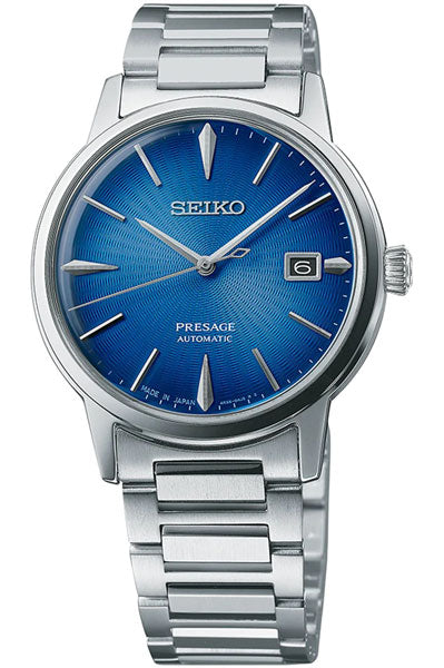 Seiko Analog Blue & Metal band Men's Watch SRPJ13J1
