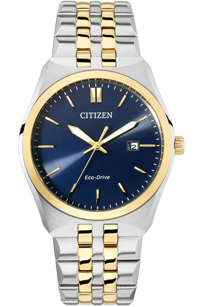 Citizen Analog Blue & Stainless Steel Men's Watch BM7334 66L