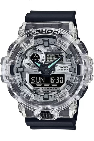 CASIO Analog-Digital Black & Resin Men's Watch G1280