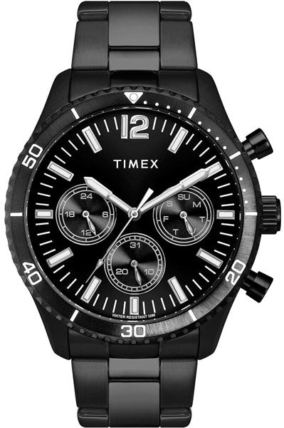 Analog Black & Stainless Steel Men's Watch TWEG22204