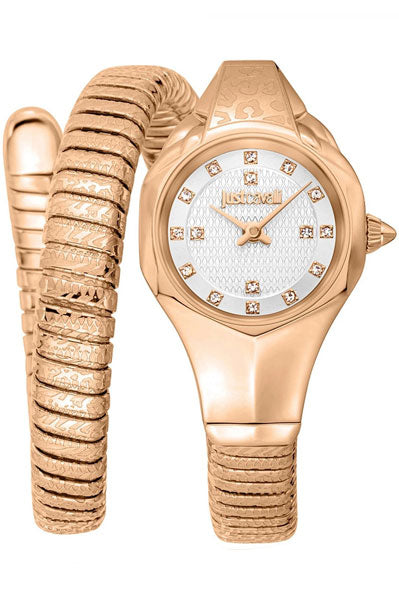 Just Cavalli  Silver & Stainless Steel Women's Watch JC1L270M0045