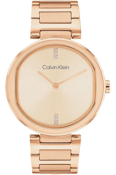 Sensation Female Rose Gold Analog Stainless Steel Watch 25200431