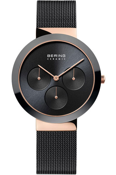 Bering  black & milanese Women's Watch 35036 166