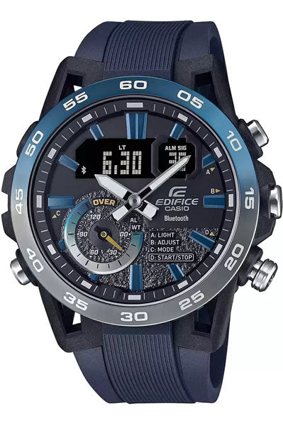 CASIO Analog-Digital Black & Resin    Men's Watch ED612
