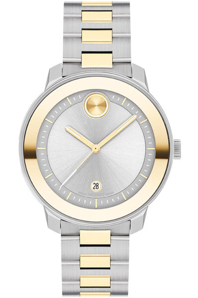 Movado Analog Silver & Stainless Steel Women's Watch 3600870