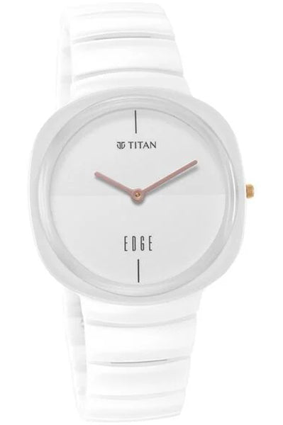 Analog White & Ceramic Unisex' NS1841QC03