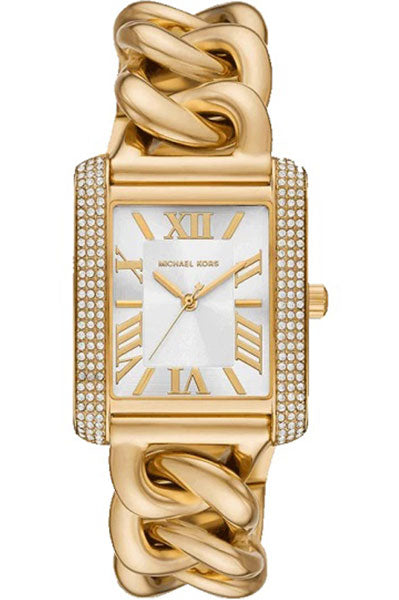Michael Kors  White & Stainless Steel Women's Watch MK7300