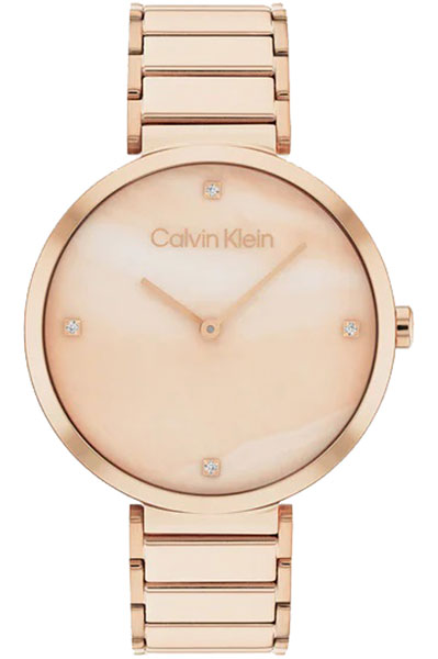 CALVIN KLEIN Analog Rose Gold & Stainless Steel Women's Watch 25200429
