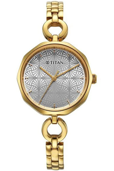 Analog Silver & Stainless Steel Women's Watch NS2702YM01