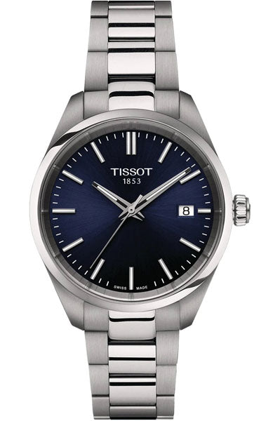 Blue & Stainless Steel Unisex Watch T1502101104100