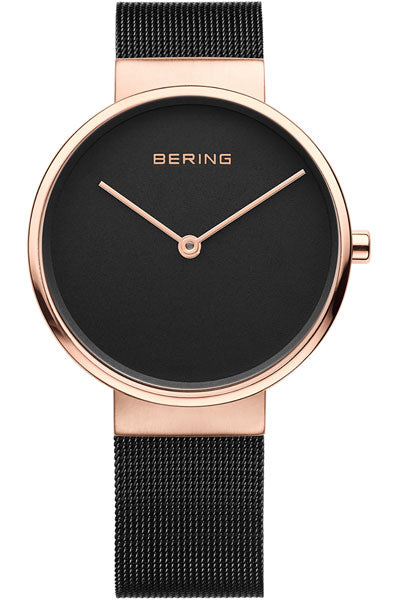 Black Analogue Watch For Men