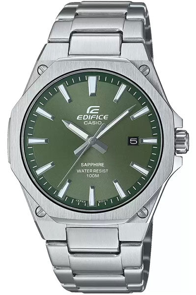 CASIO Analog green & Stainless Steel Men's Watch ED603
