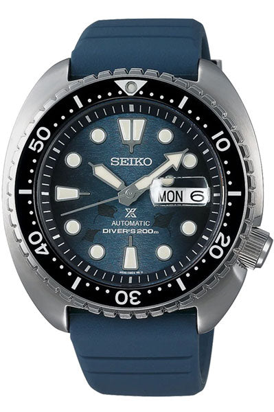 Seiko Analog Silver & Silicone Men's Watch SRPF79K1
