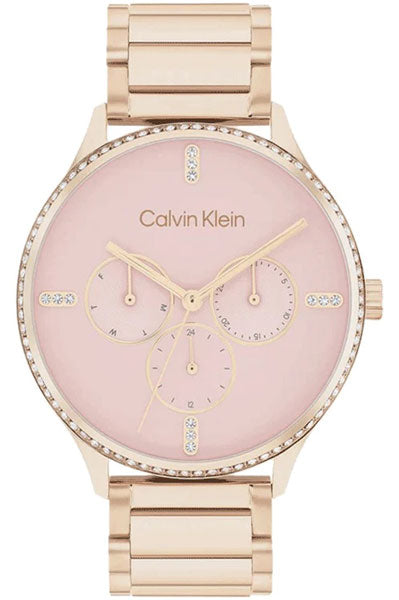 Dress Female Pink Chronograph Stainless Steel Watch 25200370