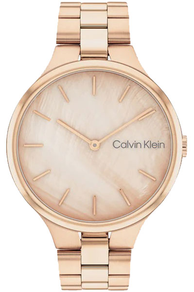 CALVIN KLEIN Analog Mother Of Pearl & Stainless Steel Women's Watch 25200427