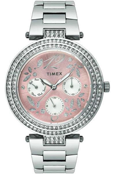 Analog Silver & Stainless Steel Women's Watch TWEL12002