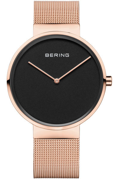Bering  black & milanese Unisex Watch 14539 362