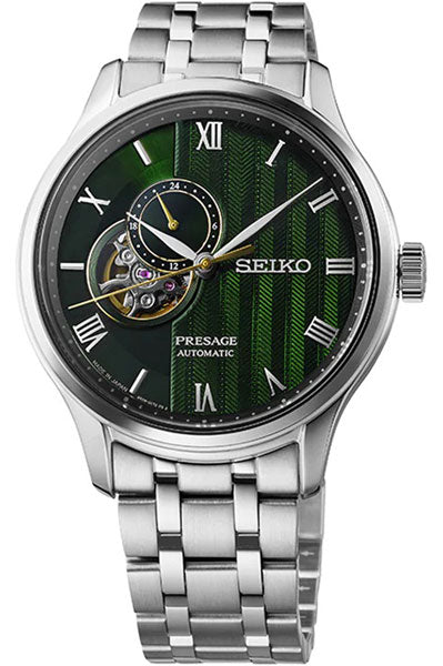 Seiko Analog Green & Stainless Steel Men's Watch SSA463J1