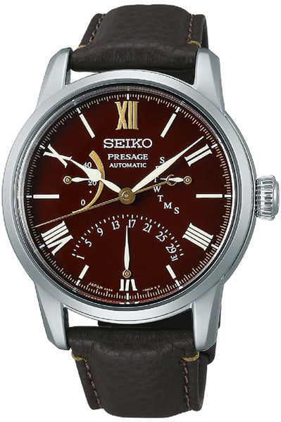 Seiko Analog Brown & Leather Men's Watch SPB395J1