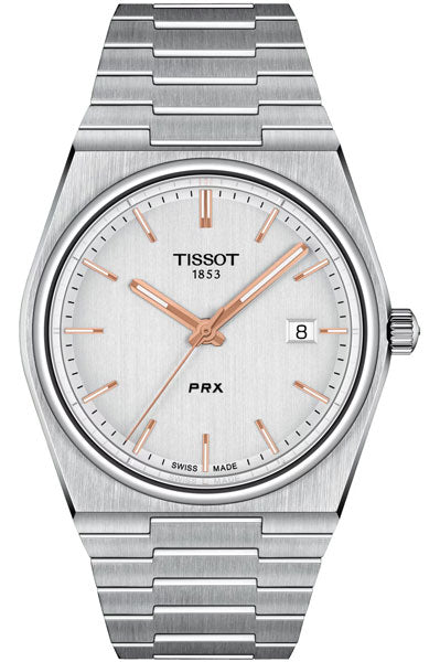 Silver & Stainless Steel Men's Watch T1374101103100