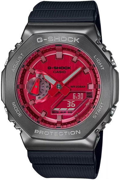 Casio Analog-Digital Red & Resin Men's Watch G1161
