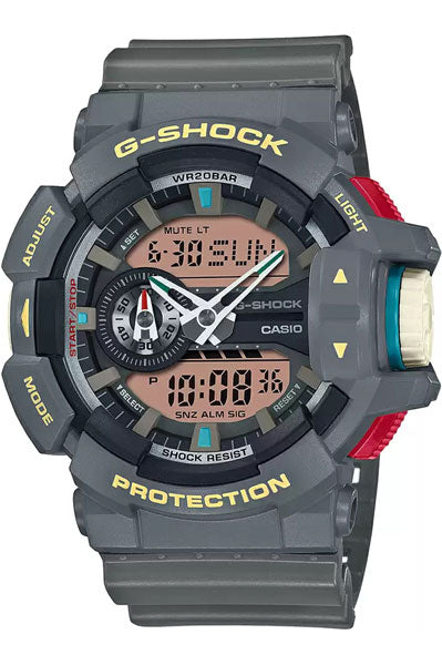 Casio Analog-Digital Grey & Resin Men's Watch G1429